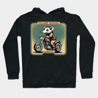 Possum on motorcycle Hoodie